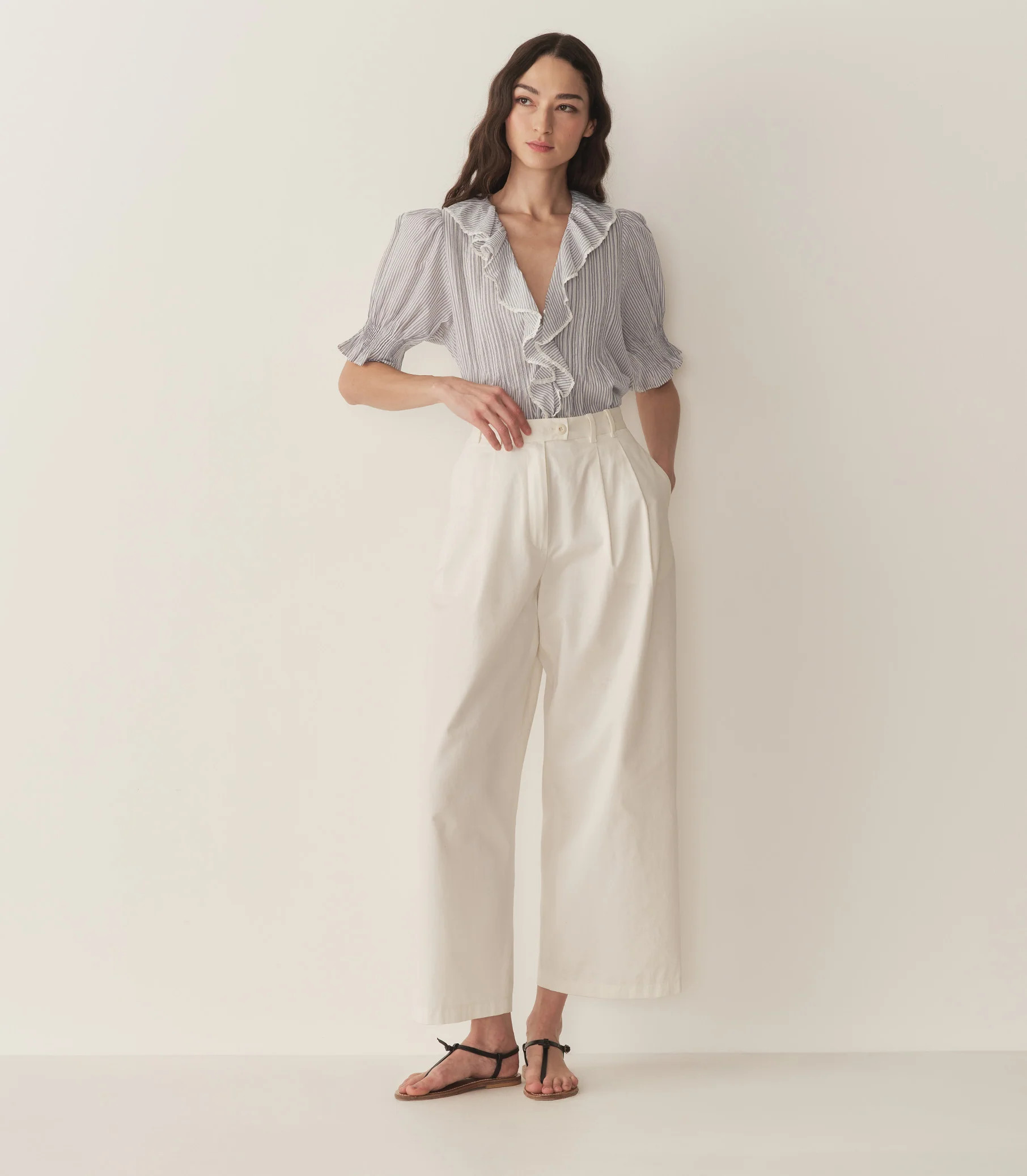 Henri Top - Adelaide Stripe | DÔEN | DOEN