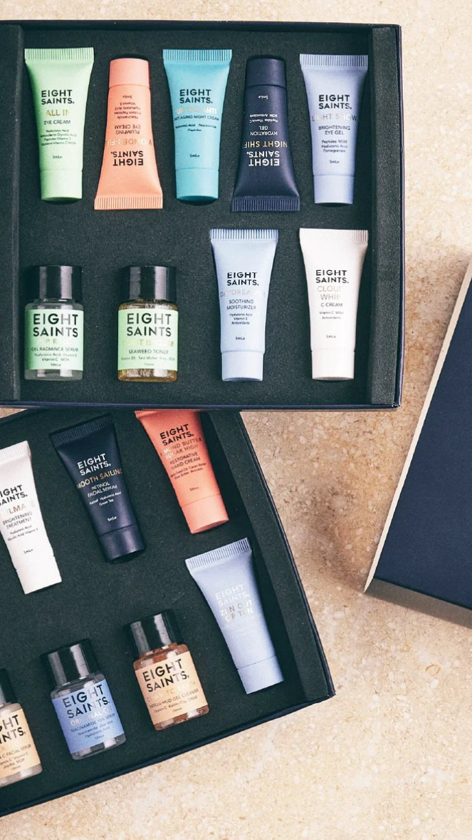 Eight Saints Mini Set ✈️ Travel + Try Before You Buy

This is what I ordered to test everything before committing to full sizes and it's what I'm taking to Norway 🙌

There are two sizes - one is free and at checkout you can usually upgrade to the deluxe kit for $20!

Travel-size skincare = underrated.

✔️ Saves so much room in your bag
✔️ TSA-friendly
✔️ Lets you try products before buying full size

I’ve already purchased full size of the ones I love👀

If you travel or just hate wasting money on full-size products you don’t love… this is such a good move

@Eight Saints 

#LTKBeauty #LTKTravel #LTKselfcare