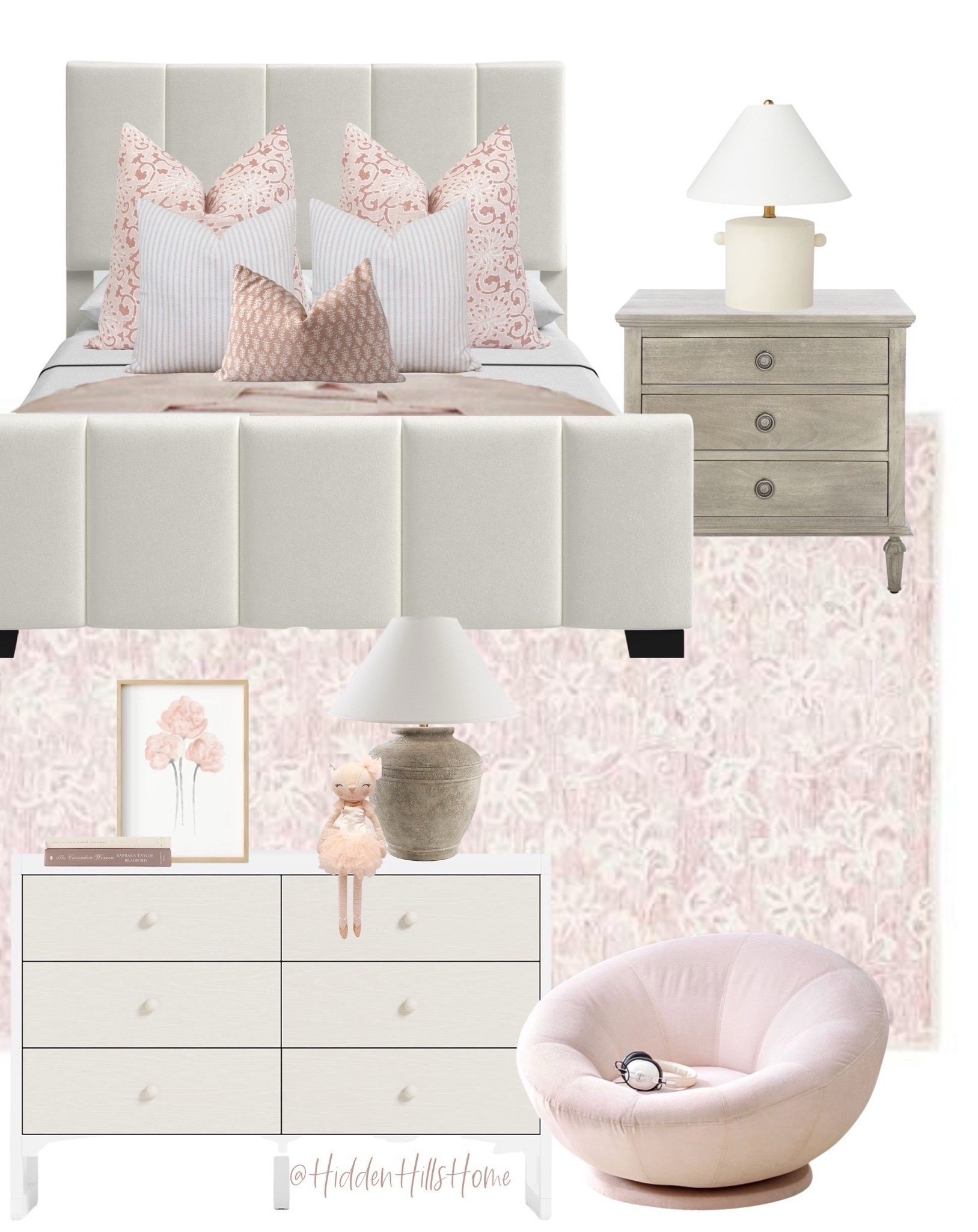 Girls bedroom mood board, pink rug, girls bedroom, kids room #moodboard


#LTKKids #LTKSaleAlert #LTKHome