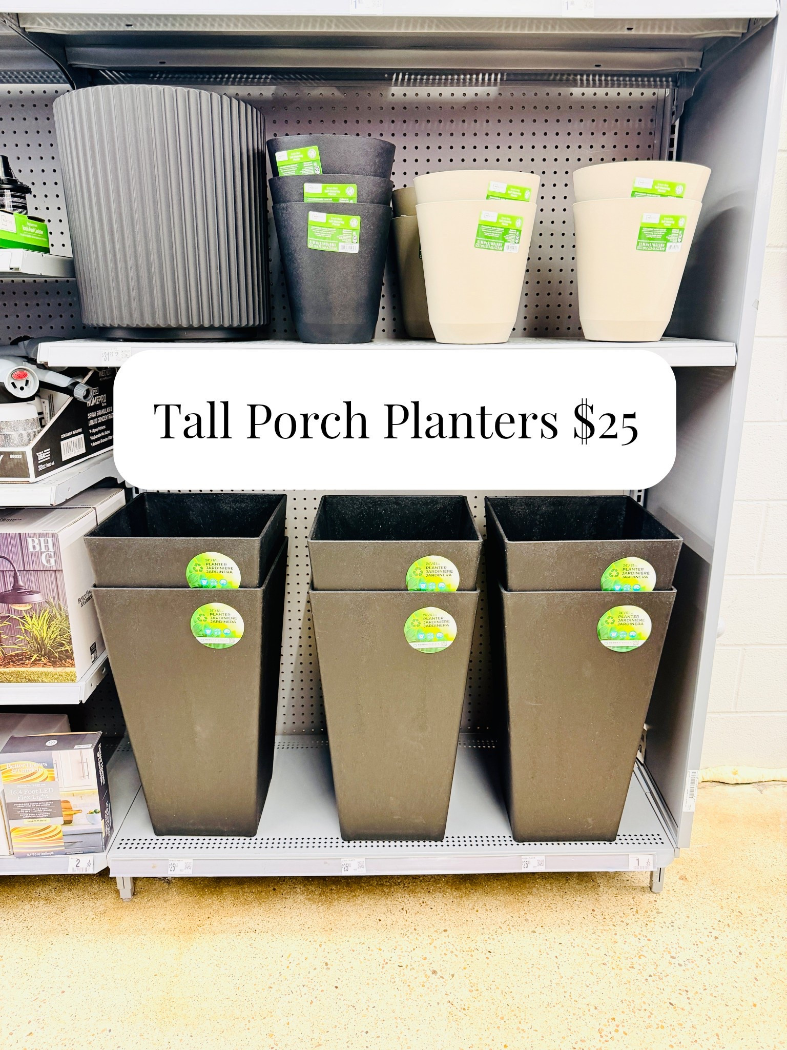 These tall porch planters are only $25 at Walmart and they are almost similar to the ones I have on my porch. 

#springfinds #porchplanters #walmartfinds #homeexterior #findsunder$25 

#LTKHome #LTKmomlife #LTKSeasonal