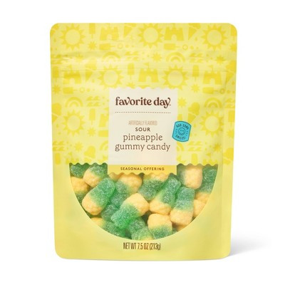 Sour Gummy Tropical Pineapple Candy - 7.5oz - Favorite Day™ | Target