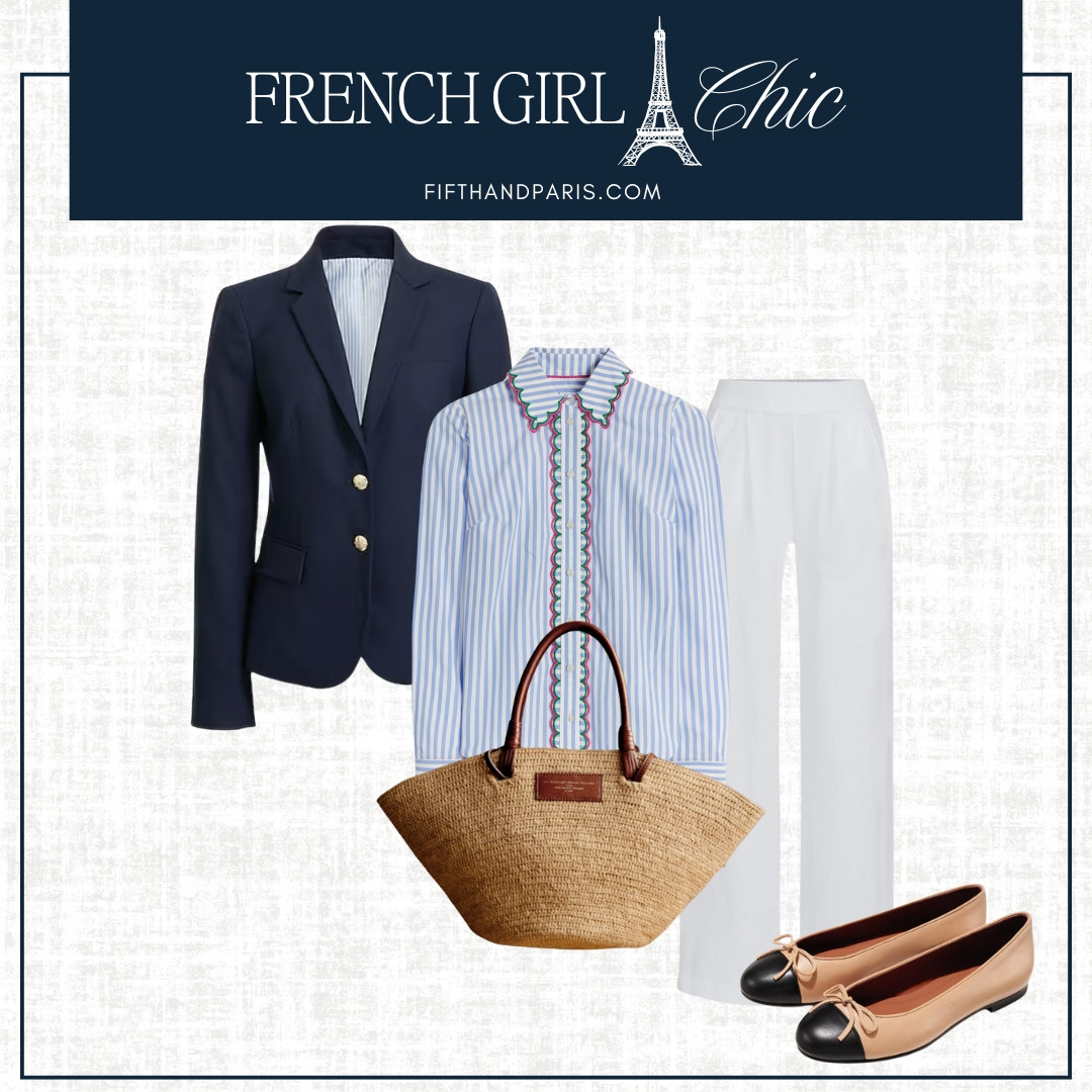 French girl style for Spring.  Five styles with my favorite market tote.  

A workday look or an elevated casual look that gives a nod to Parisian style  

#frenchgirl #parisianstyle #frenchstyle #frenchfashion

#LTKItBag #LTKSeasonal #LTKStyleTip
