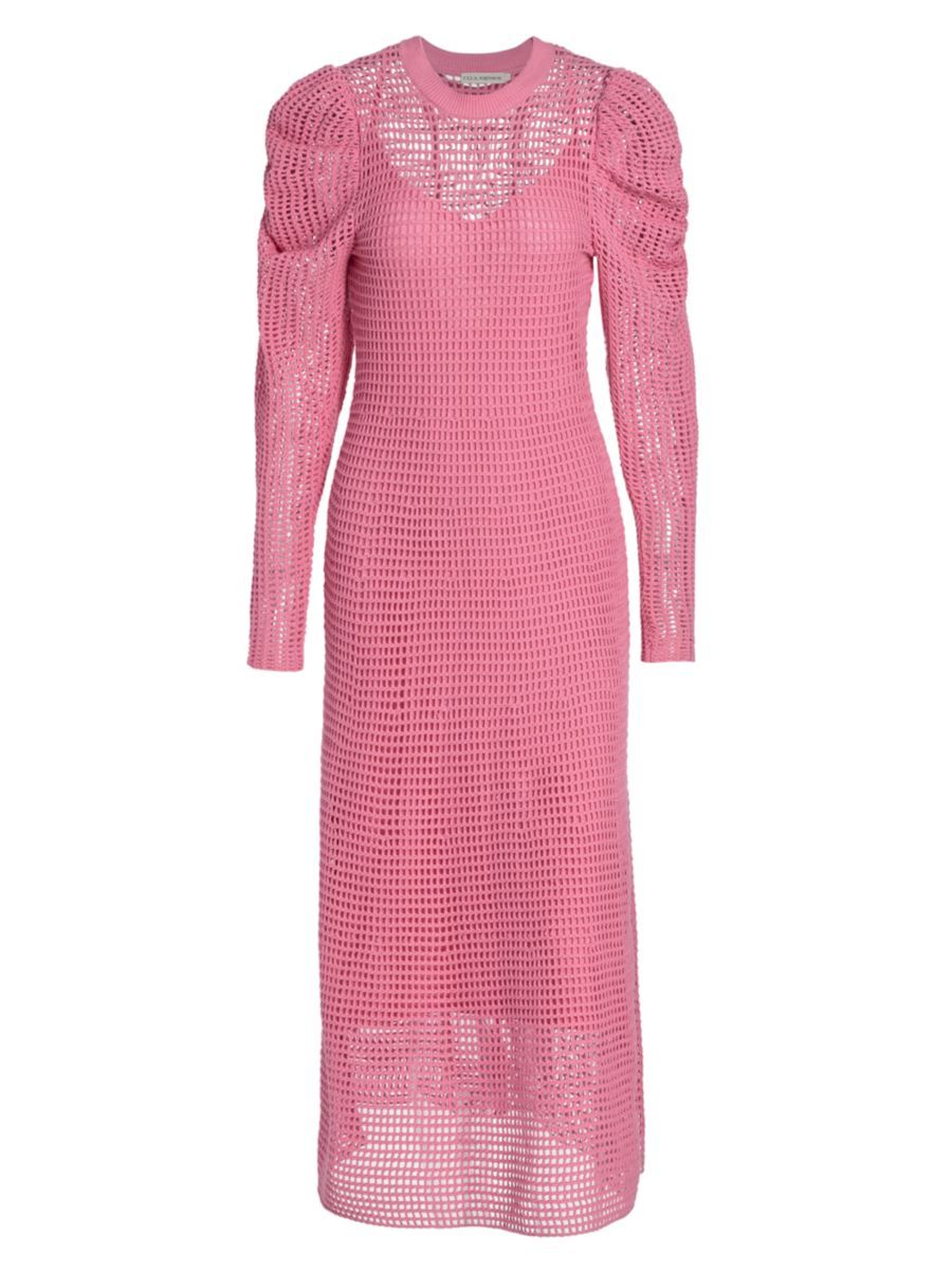 Ulla Johnson Marlena Openwork Knit Midi-Dress | Saks Fifth Avenue