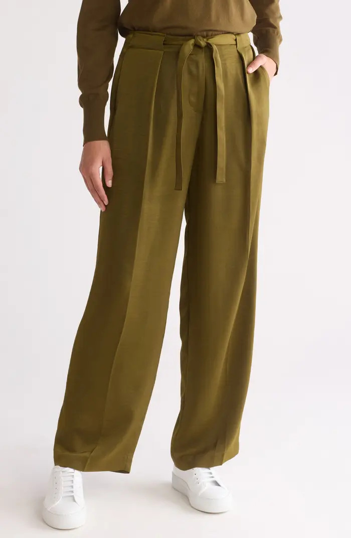 DKNY SPORTSWEAR Tie Front Pants | Nordstromrack | Nordstrom Rack