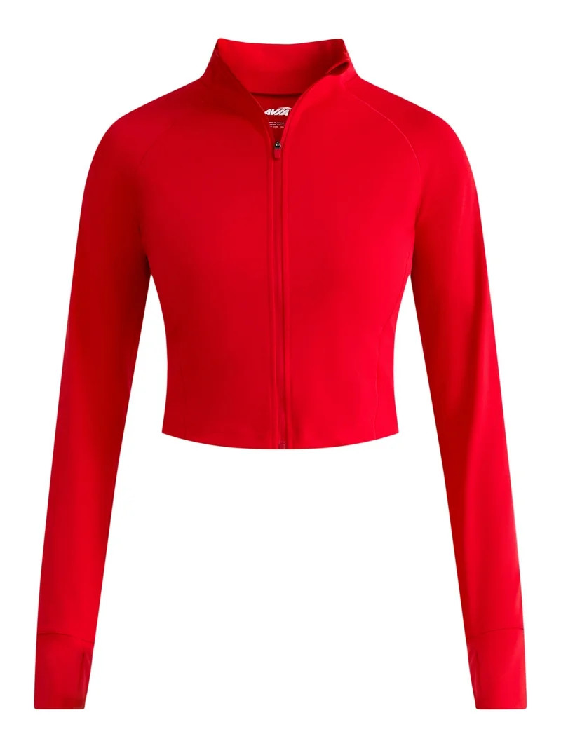 Avia Women's SoftSculpt Crop Jacket, Sizes XS-XXXL | Walmart (US)