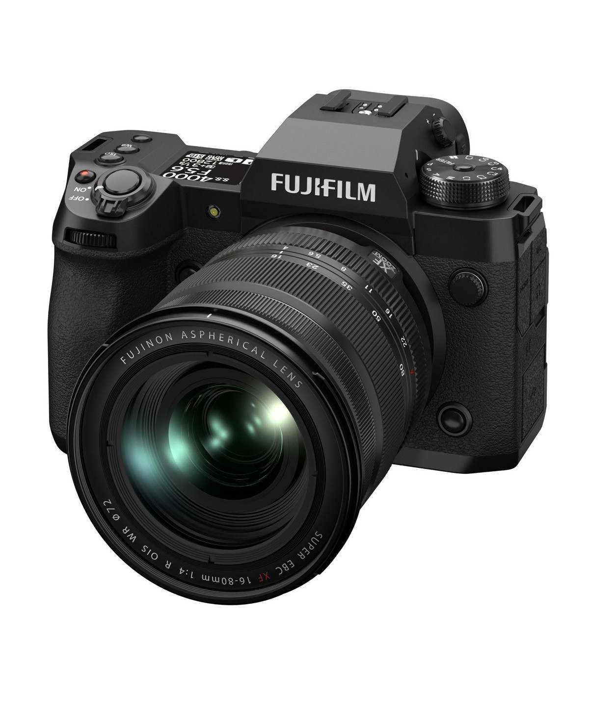 Fujifilm X-H2 40 Megapixel Body with XF16-80mm F4 R Ois Wr Lens (Black) - Black | Macy's