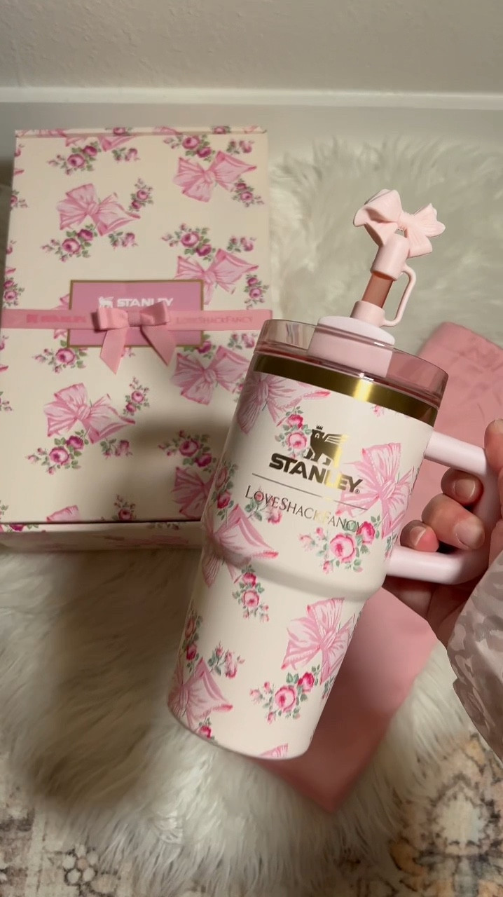 StanleyxLOVESHACKFANCY 2nd collab Tumbler! Out of stock but I linked Stickers and tumblers you can use to get the same look 💖

#LTKWatchNow #LTKHome #LTKGiftGuide
