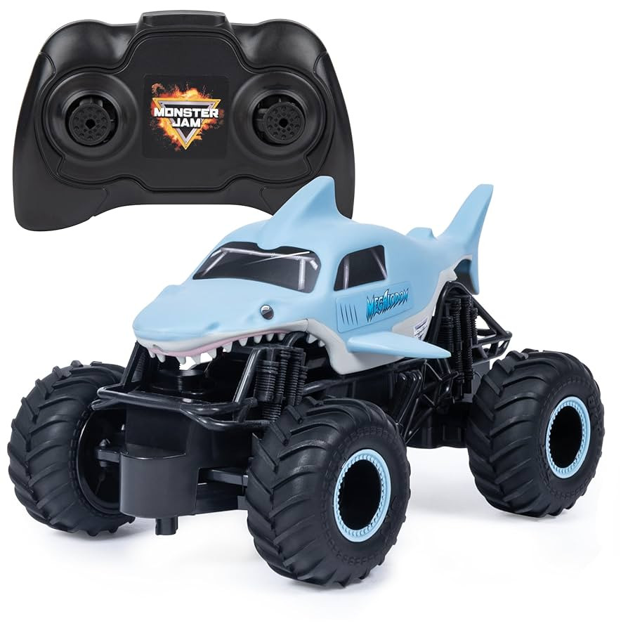 Monster Jam, Official Megalodon Remote Control Monster Truck for Boys and Girls, 1:24 Scale, 2.4 ... | Amazon (US)