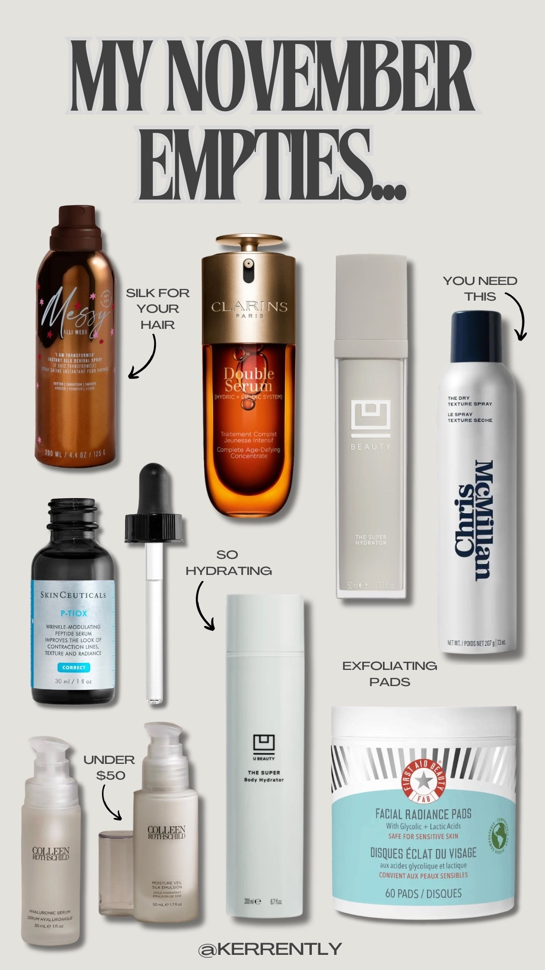 My November empties are officially rounded up. I used every last drop of these!! 

#LTKSeasonal #LTKBeauty