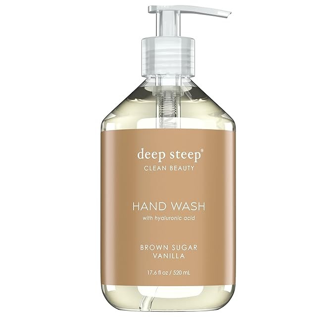 Deep Steep Liquid Hand Wash, 17.6 Ounces (Brown Sugar Vanilla) | Amazon (US)