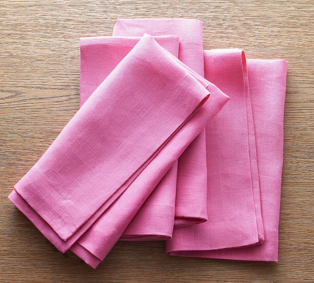 Mason Oversized Linen Napkins | Pottery Barn (US)