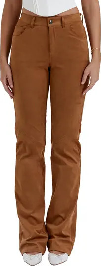 HOUSE OF CB Apollo Faux Suede Five-Pocket Pants | Nordstrom | Nordstrom