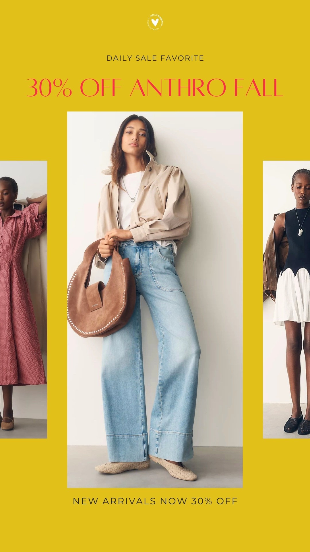 Anthro is giving us a head start on fall. 🍂 New arrivals are already 30% off, and the cozy layers, denim, and everyday staples are too good to pass up.

#LTKSeasonal #LTKootd #LTKSaleAlert