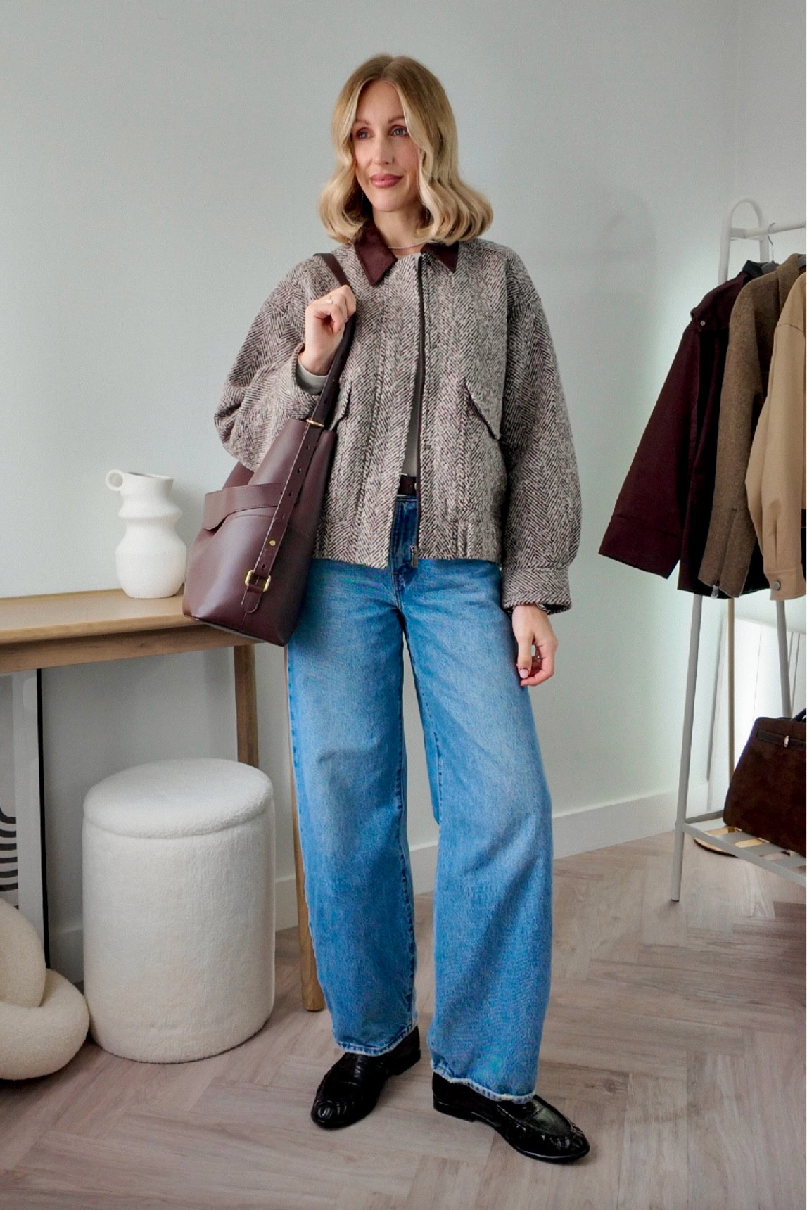 Spring outfit idea - get 12% off my jacket with code CHARLOTTE12 at Fabrique

Bomber jacket
Tweed jacket
Baggy jeans
Wide leg jeans
Blue jeans
Levi’s xl balloon jeans
Loafers
Chocolate brown handbag




#LTKeurope #LTKuk #LTKspring