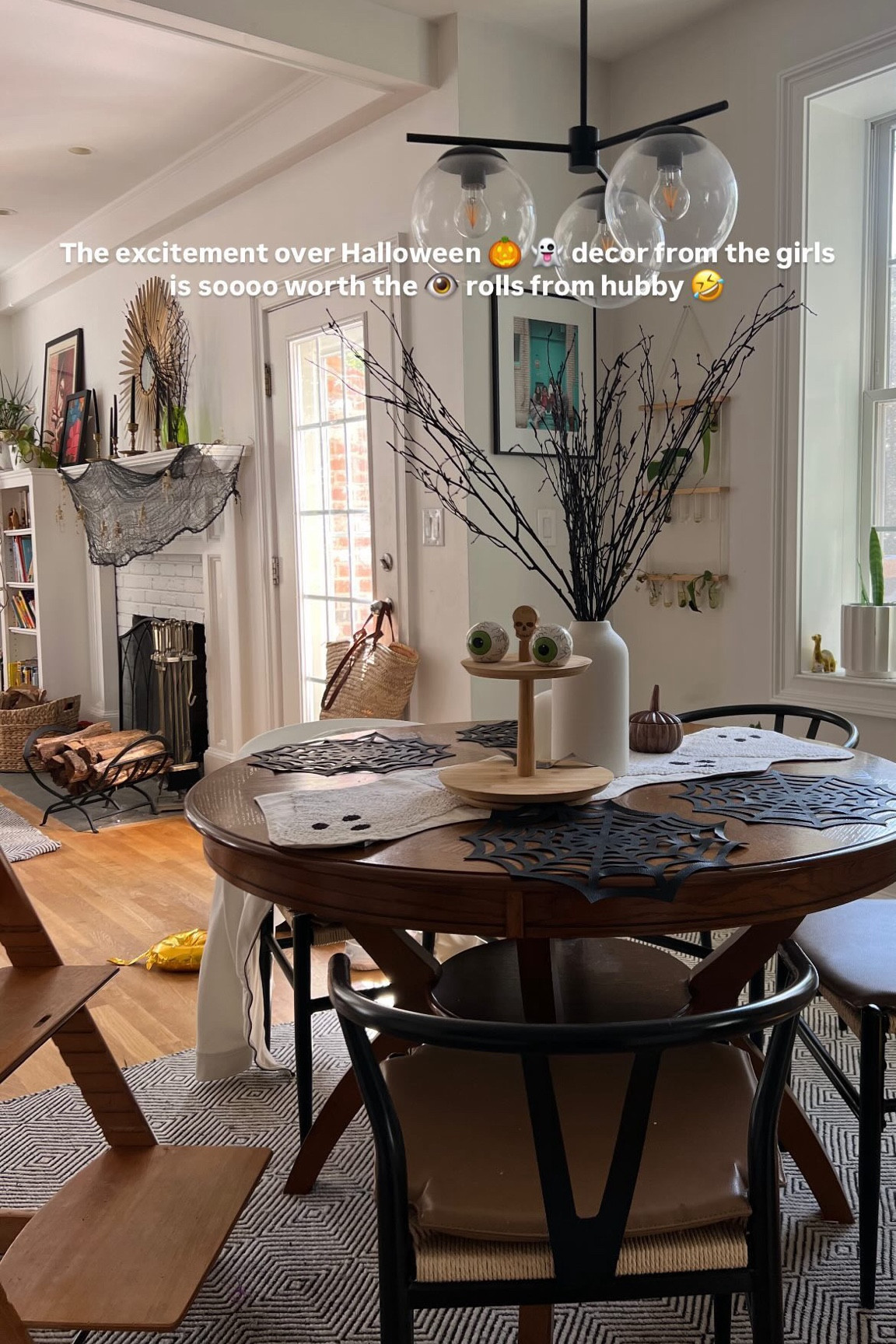 Spider web placemats!