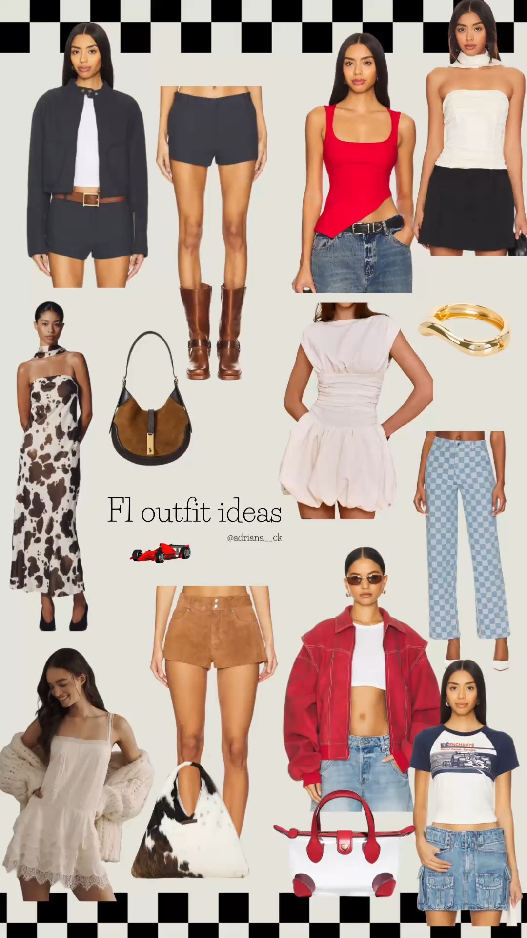 F1 Austin outfit ideas to wear at COTA 

Formula 1, formula one, austin, western, fall outfit, jackets, cowgirl aesthetic, cowhide, cow print, suede shorts, Kendall Jenner, Gigi hadid vogue, country girl 

 08.13.2025 

#LTKSeasonal #LTKStyleTip #LTKPetite