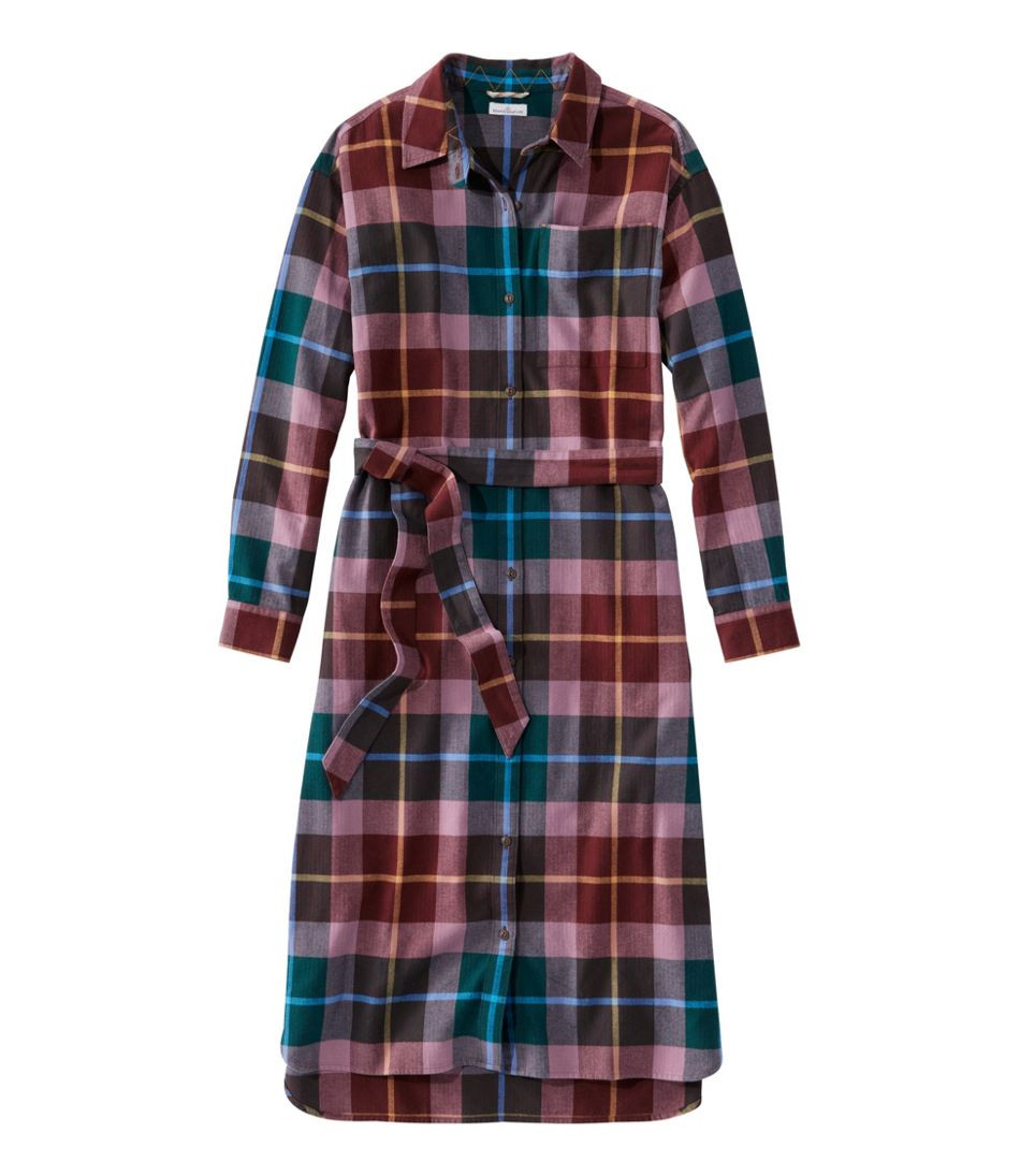 Women's Signature Camp Flannel Midi Dress | L.L. Bean