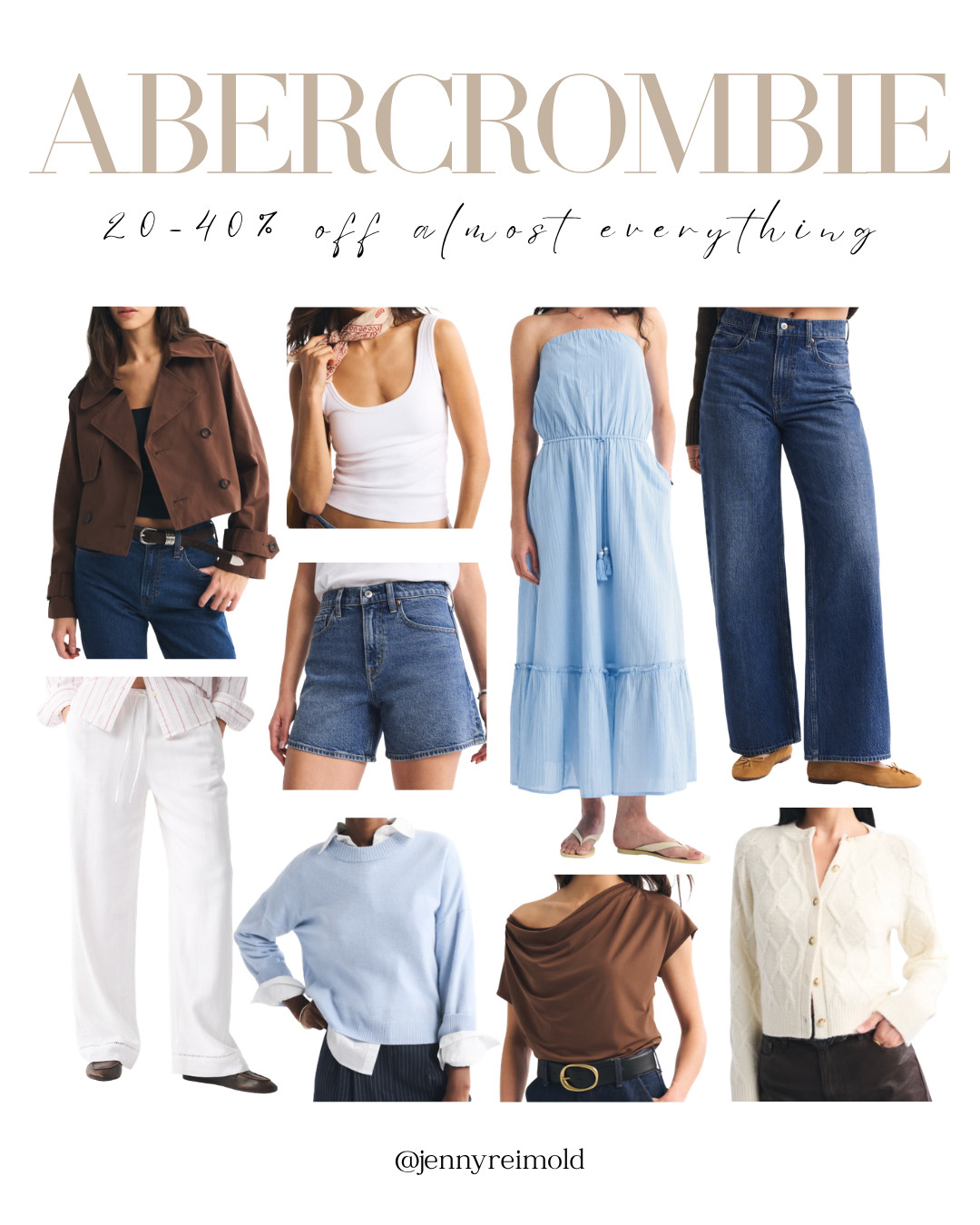 Abercrombie's Memorial Day Weekend sale is here!! Get 20-40% off almost everything. Here are some of my spring and summer favorites. 

 #LTKSaleAlert