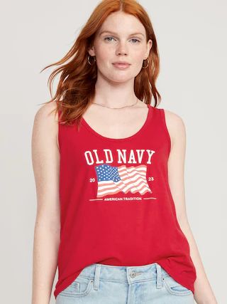 Matching &#x22;Old Navy&#x22; Flag Tank Top for Women | Old Navy (US)
