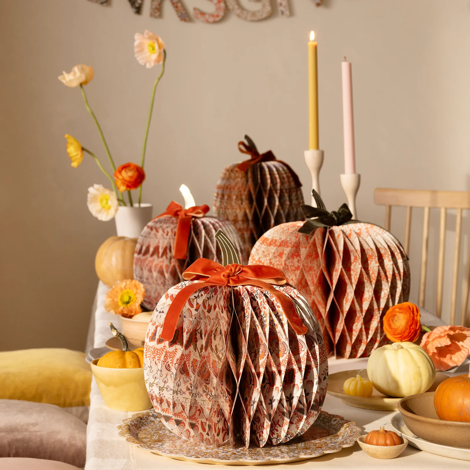 Liberty Pumpkin Decoration | Meri Meri