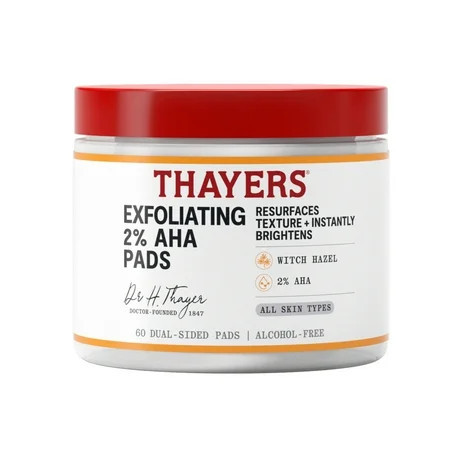 Thayers Exfoliating HA Pads Kit with Witch Hazel and AHA for Radiant Skin | Walmart (US)
