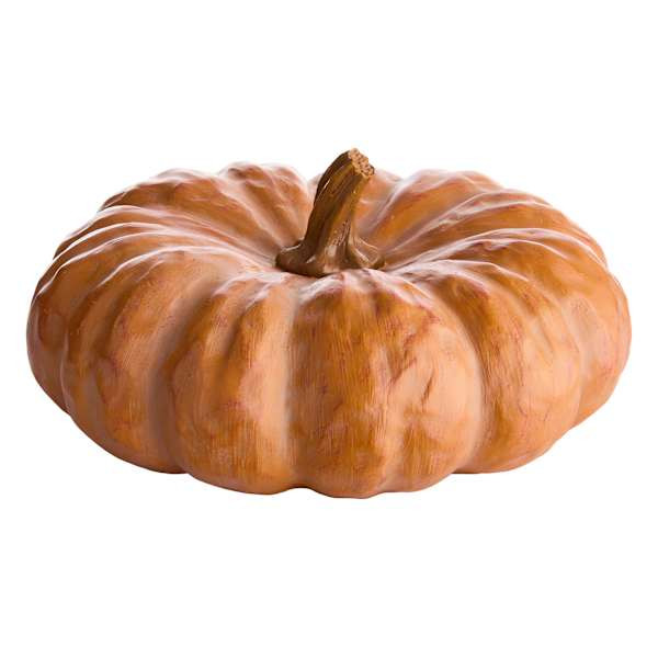 Orange Resin Pumpkin, 12" | At Home