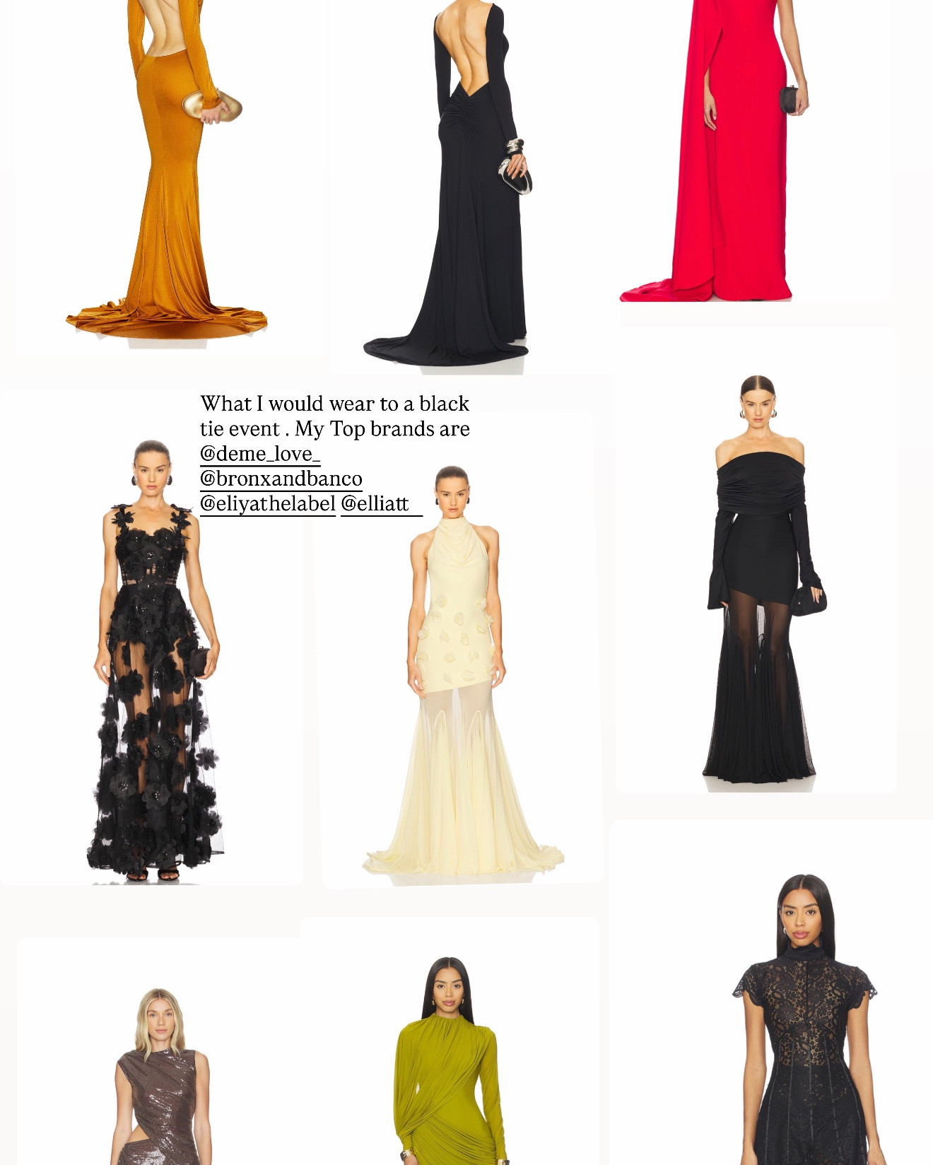 I have a black tie event coming
Up and these are the dress I ordered !!! These are my top brands for evening wear! @Revolve 

#LTKcanada #LTKdresses #LTKpartywear