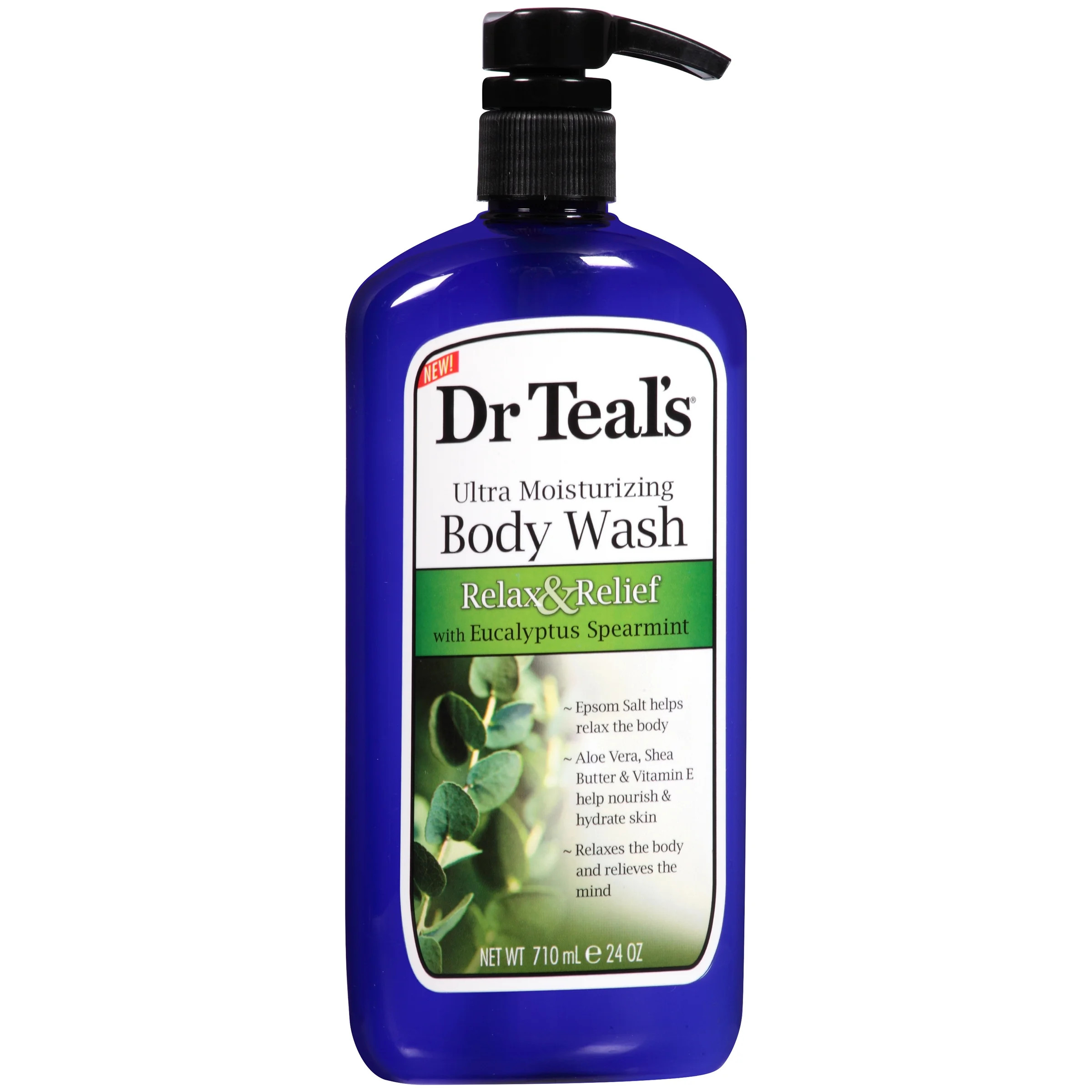 Dr Teal's Ultra Moisturizing Body Wash Relax and Relief with Eucalyptus Spearmint, 24 fl oz | Walmart (US)