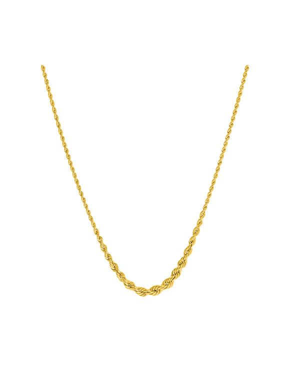 Graduated Rope Chain Necklace | Lillian M. Collection