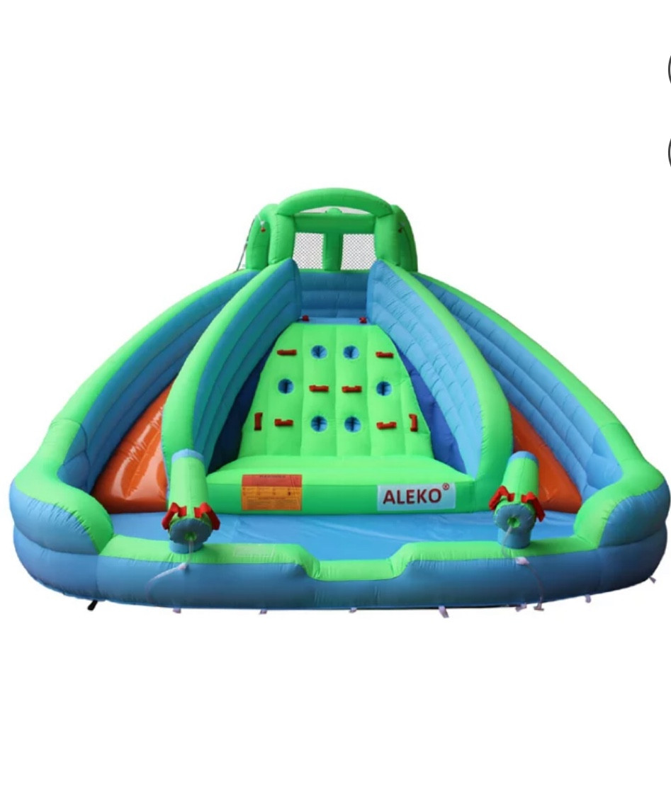 ALEKO Commercial Inflatable Dual Water Slide Bounce House with Splash Pool and Blower under $170! 

#LTKsalealert #LTKswim #LTKSale