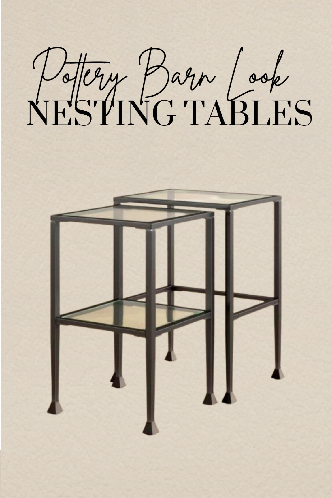 Pottery barn look for less! Under $150 for the set of two! 