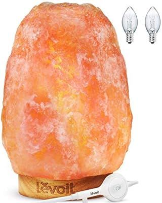 Levoit Himalayan Salt Lamp Natural Large Hand Carved Hymalian Pink Salt Lamps, Touch Dimmer Switc... | Amazon (CA)