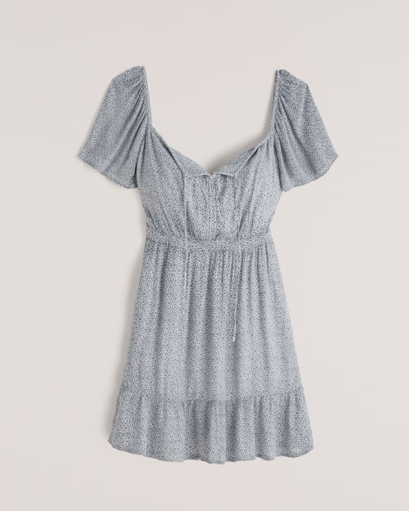 Easy Waist Mini Dress | Abercrombie & Fitch (US)