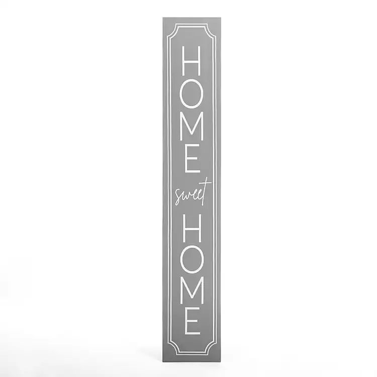 Gray and White Home Sweet Home Porch Board | Kirkland's Home
