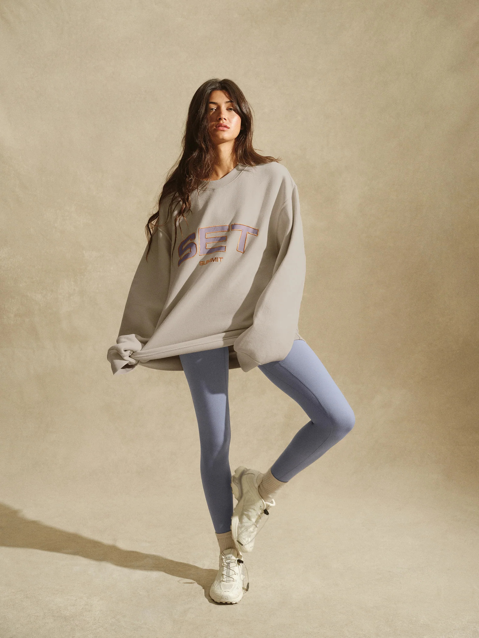 MIDWEIGHT SWEATS STAPLE SET SUMMIT CREWNECK - ANDES | SET Active