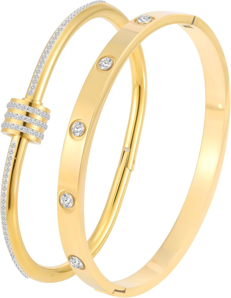 2pcs Gold Set Style 1 | Amazon (US)