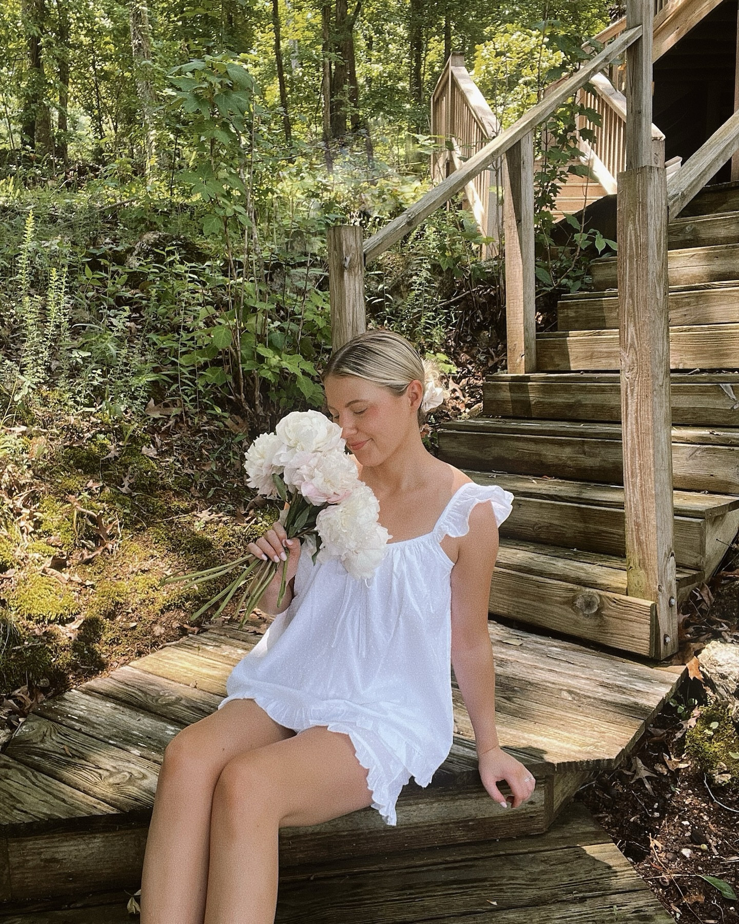 Summertime sweetness🦢🤍☁️ @petiteplume 
•
•
•
•
•
•
Pinterest girl, summer aesthetic, cottage core outfit, cottagecore vibes, lake weekend, dreamy edits, Tezza app, European style, soft girl summer, peony season

#LTKStyleTip #LTKFindsUnder100 #LTKTravel