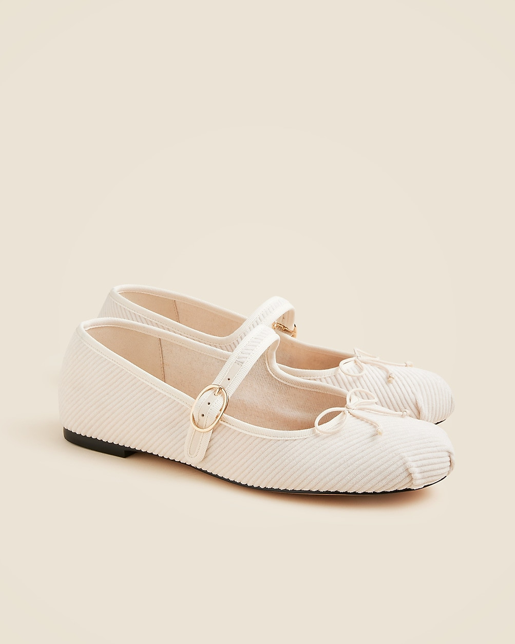 Logan Mary Jane ballet flats in corduroy | J. Crew US