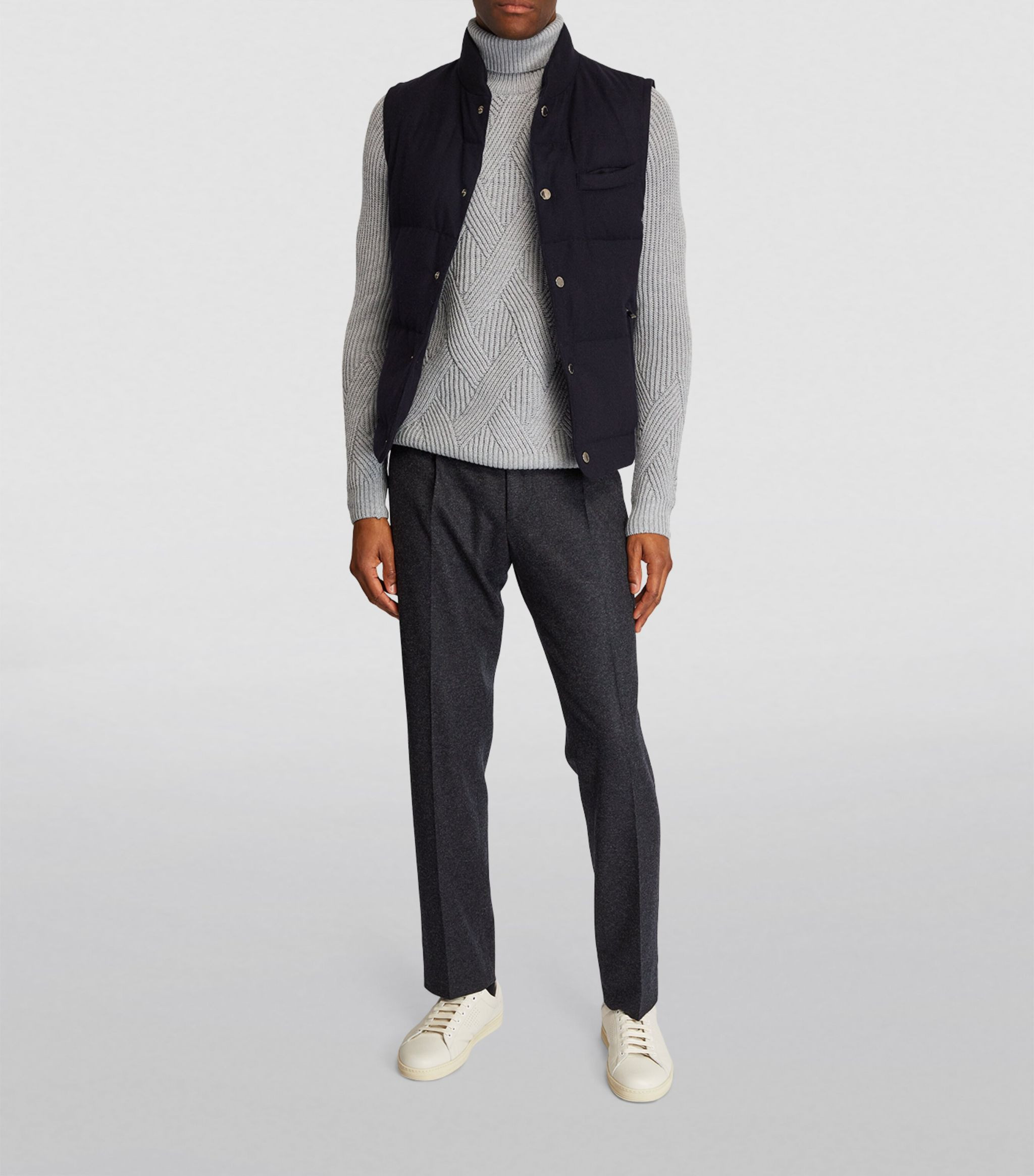 Wave-Knit Rollneck Sweater | Harrods