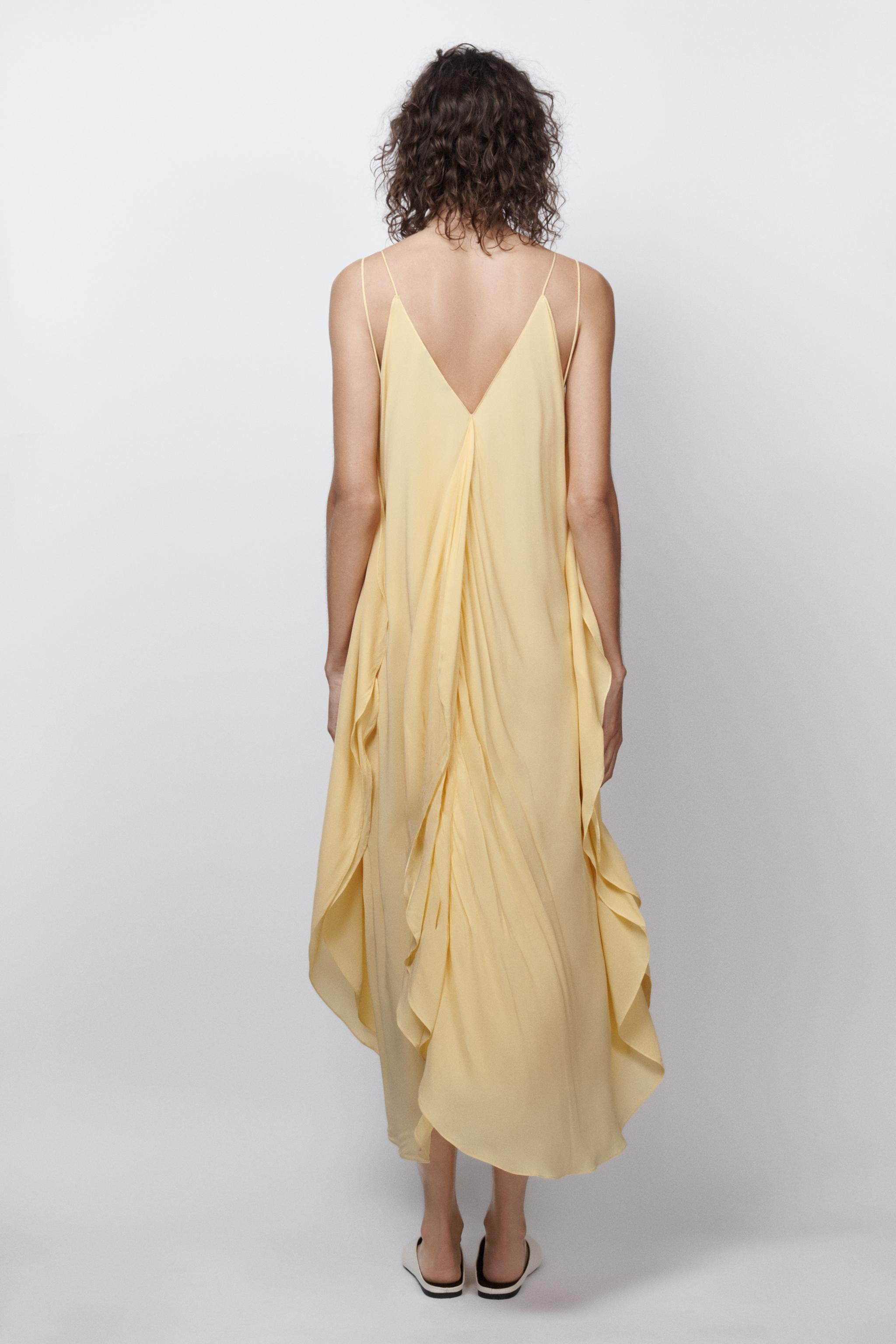ZW COLLECTION LIMITED EDITION FLOWY RUFFLED DRESS | Zara US
