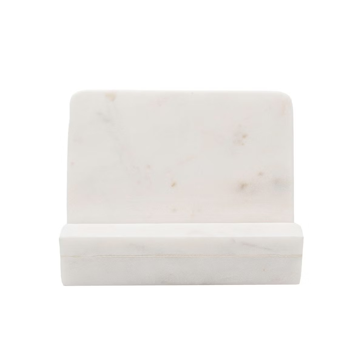 7.75" x 8.5" Kendal White Marble Premium Kitchen Cook Book Holder w/ Foam Feet | Target