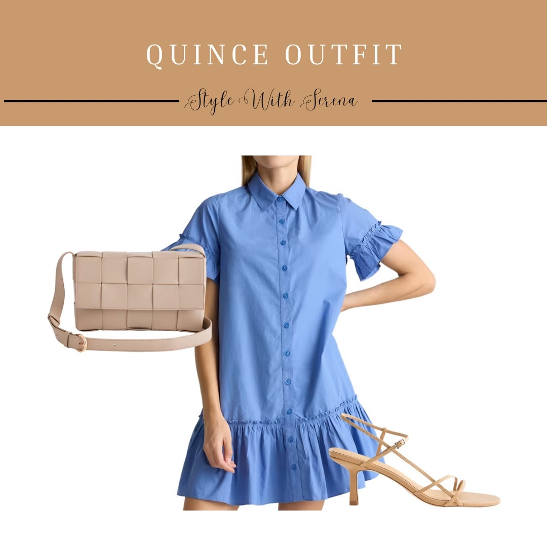 Quince outfit, spring fashion, spring outfit, spring dress, heels, handbag 

#LTKItBag #LTKStyleTip #LTKSeasonal