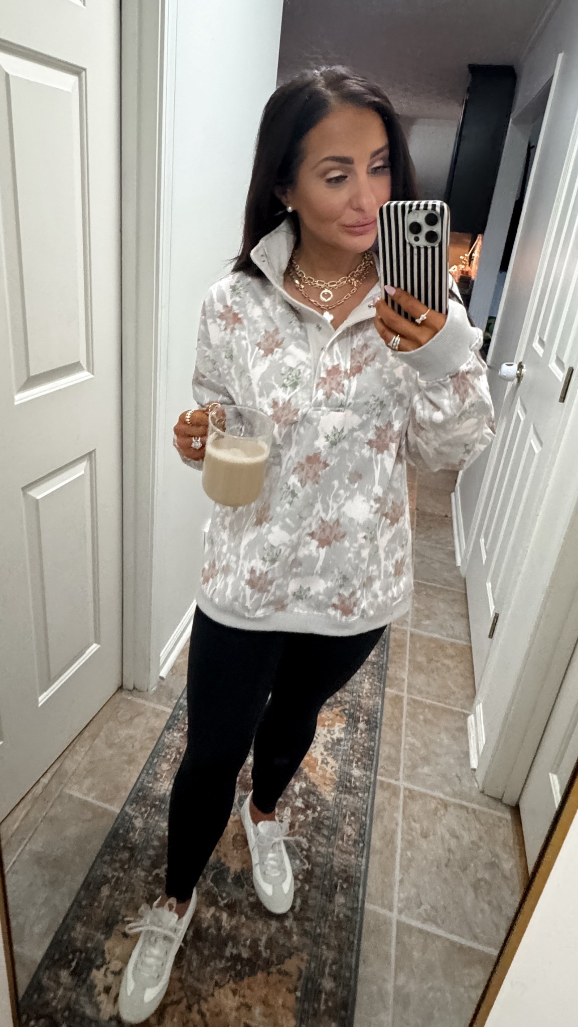 OOTD that no one asked for lol but there is a CRAZY sale on the viral oversized camo pullover! I’m wearing a medium. Perfect for those cold nasty rainy winter days 

#LTKmomlife #LTKootd #LTKdayinmylife