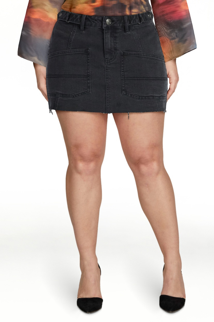 Madden NYC Women's Denim Pocket Mini Skirt, Sizes XXS-XXL | Walmart (US)