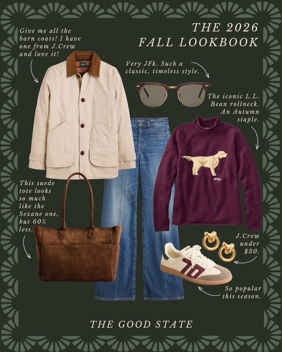 This is for the ladies who come alive on foggy, chilly mornings and dream of slow Autumn days in New England. For the ones with stacks of early ’90s J.Crew catalogs on the coffee table and drawers filled with heritage knit sweaters. The ones who reach for an iconic roll-neck sweater, classic denim and well-worn loafers because timeless staples will always outlive the trends. This is for the ladies loading up their vintage Wagoneer with a picnic basket and spending the weekend at their Vermont mountain home, watching the leaves change and sipping warm apple cider by the fire. For the ones who look forward to mornings at the apple orchard and afternoons spent making homemade apple pie. For the ones who romanticize slow morning walks along the Nantucket shore, with a warm cup of coffee in one hand and their favorite cashmere sweater wrapped around them. This is for the ladies whose closets feel like a blend of polished Ivy League style, iconic Americana Ralph Lauren and a dash of Gilmore Girls. If your heart belongs somewhere in New England, this collection is for you✨🍁🫶🏼

#LTKSeasonal #LTKootd #LTKSaleAlert