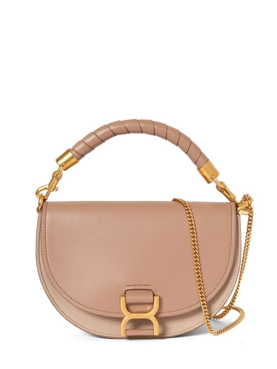 Marcie leather top handle bag | Luisaviaroma