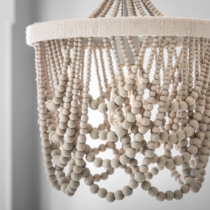 Draped Bead Chandelier | Pottery Barn Teen