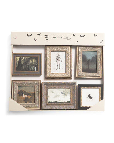 6Pc Halloween Gallery Set Wall Art | TJ Maxx