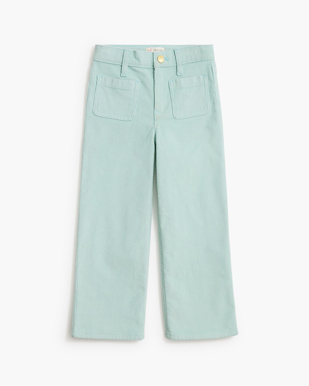 Girls' patch-pocket wide-leg corduroy pant | J.Crew Factory