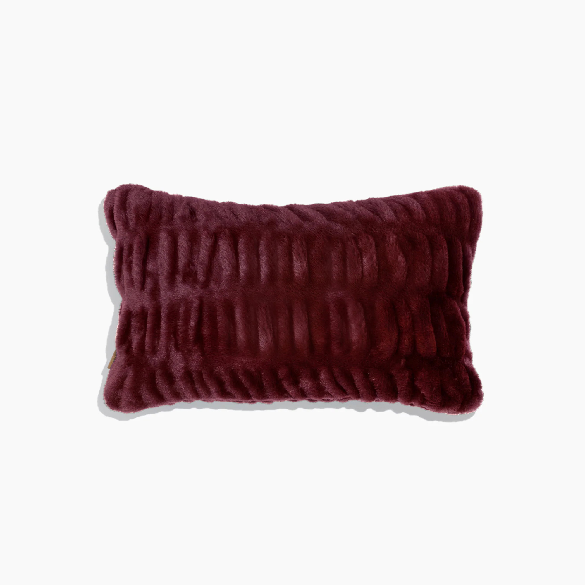 Burgundy Pillow - Lumbar | Lola Blankets